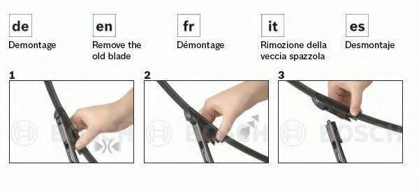 Комплект стеклоочистителей Bosch Aerotwin A955S